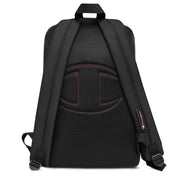Livin' Aloha Embroidered Champion Backpack Heather Black / Black