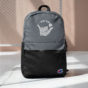 Livin' Aloha Water-Resistant Champion Backpack Black Heather Grey / Black