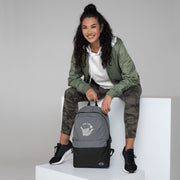 Livin' Aloha Water-Resistant Champion Backpack Black Heather Grey / Black