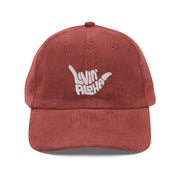 Livin' Aloha Vintage Corduroy Cap Burgundy