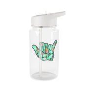 Livin' Aloha Biodegradable Tritan Water Bottle (Pineapple Shaka)