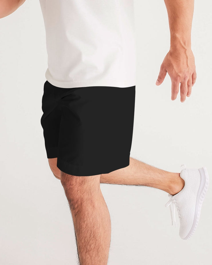 Black Joggers with white logo Men&