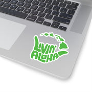 Green Livin' Aloha Decal,  Islands Stickers - Livin' Aloha