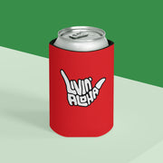 Livin' Aloha Soft Can Cooler (Red)