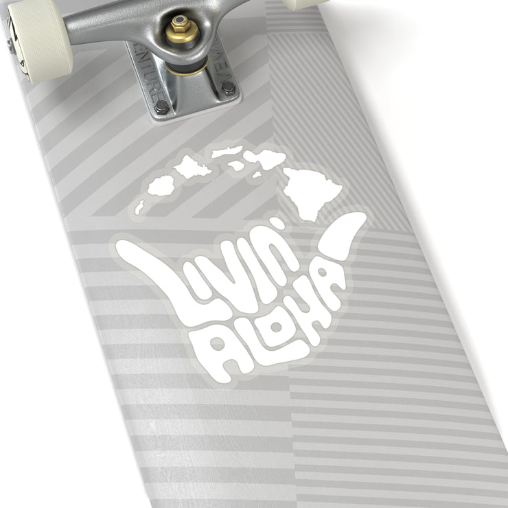 White Car Decal with Islands, stickers - Livin&