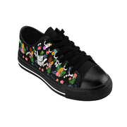 Livin' Aloha Women's Sneakers (Black Pineapple)