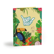 Livin' Aloha Toucan Surf Greeting Cards