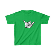 Livin' Aloha Everyday Irish Green Shirt w/ Islands on Back (Kids) - Livin' Aloha