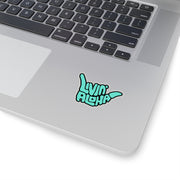 Kiss-Cut Stickers (Dark Turquoise) - Livin' Aloha