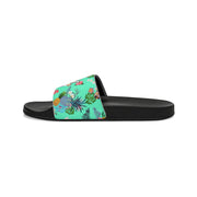 Livin' Aloha Youth Slide Sandals (Teal Pineapple)