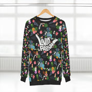 Black Pineapple Unisex Sweatshirt - Livin' Aloha