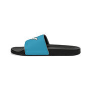Livin' Aloha Men's Slide Sandals (Sea Blue)