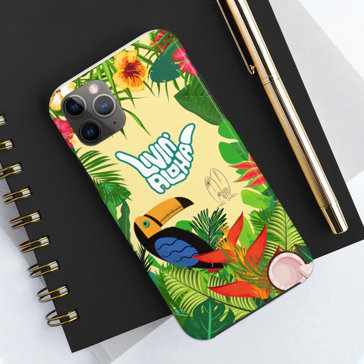 Case Mate Tough Rugged Phone Case (Toucan Surf) - Livin&