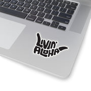 Livin' Aloha Kiss-cut Stickers png design!