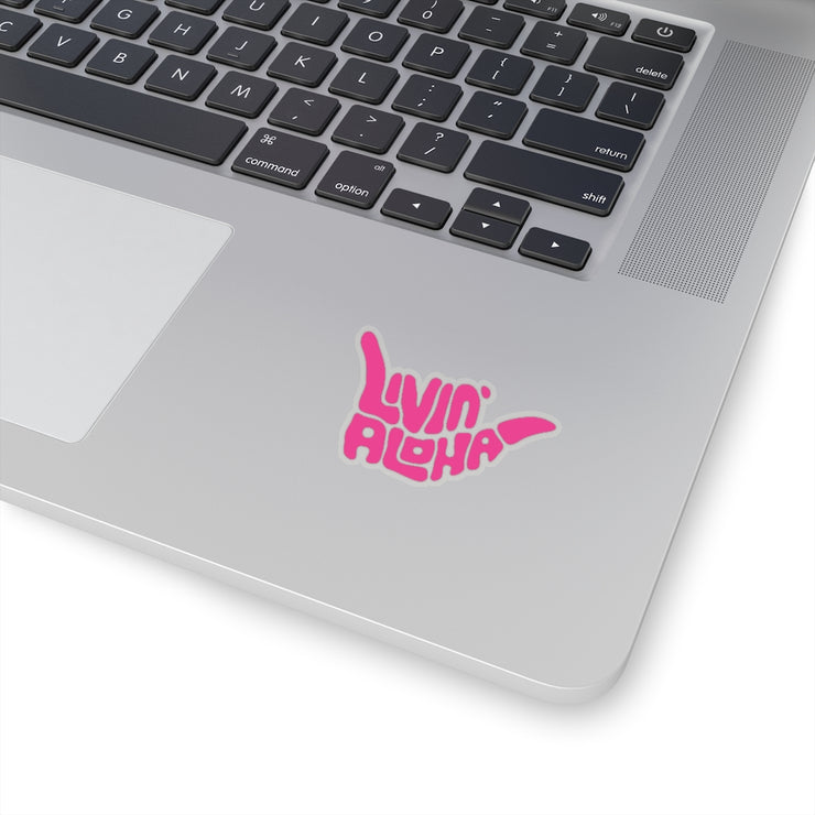 solid French Rose Kiss-Cut Stickers - Livin&