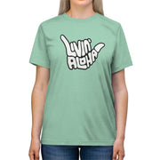 Livin' Aloha Classic Tri-Blend (Shadow Green)