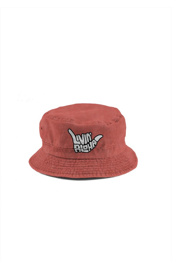 Bucket Hat (Red Wash)
