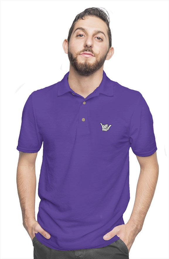 Gildan Cotton Polo (Purple)