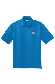 Nike DriFIT Pebble Texture Polo (Photo Blue)