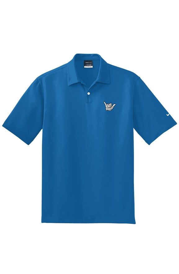 Nike DriFIT Pebble Texture Polo (Varsity Royal)