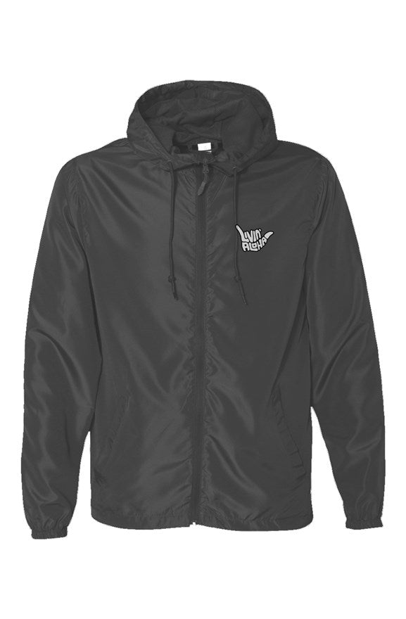 Water Resistant Lightweight Graphite Windbreaker