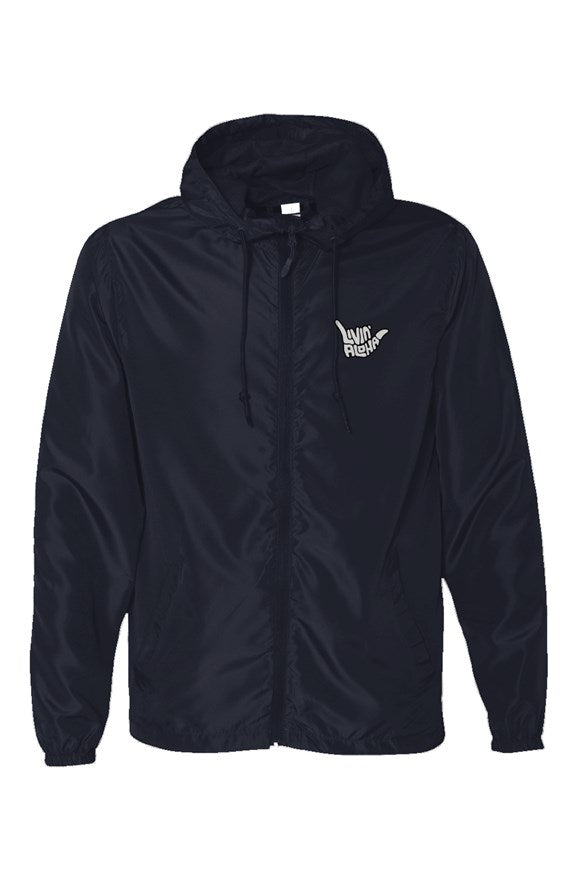 Water Resistant Lightweight Classic Navy Windbreaker