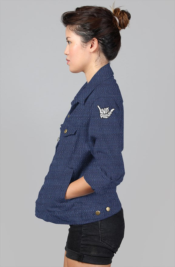 Womens Denim Jacket Blue