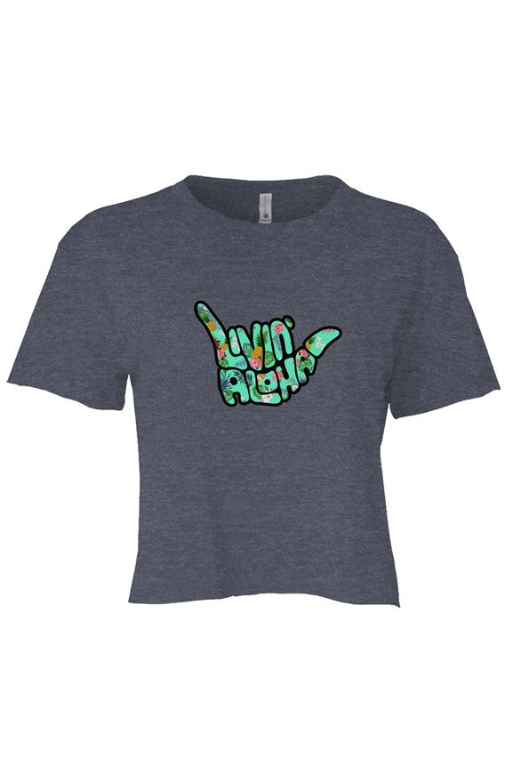 Festival Womens Cali Antique Denim Crop