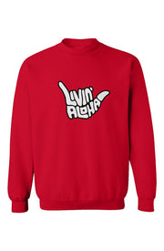 Livin' Aloha Youth Red Sweatshirt