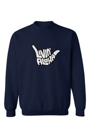 Livin' Aloha Youth Navy Sweatshirt