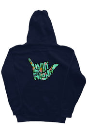 Independent Zip Heavyweight Navy Hoodie