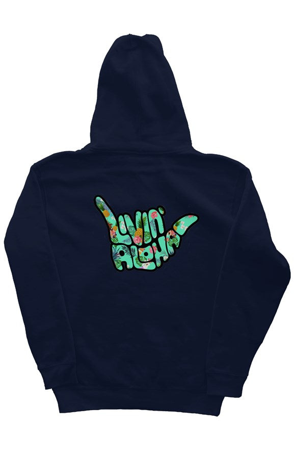 Independent Zip Heavyweight Navy Hoodie