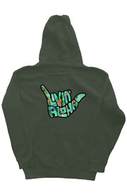Independent Zip Heavyweight Army Hoodie
