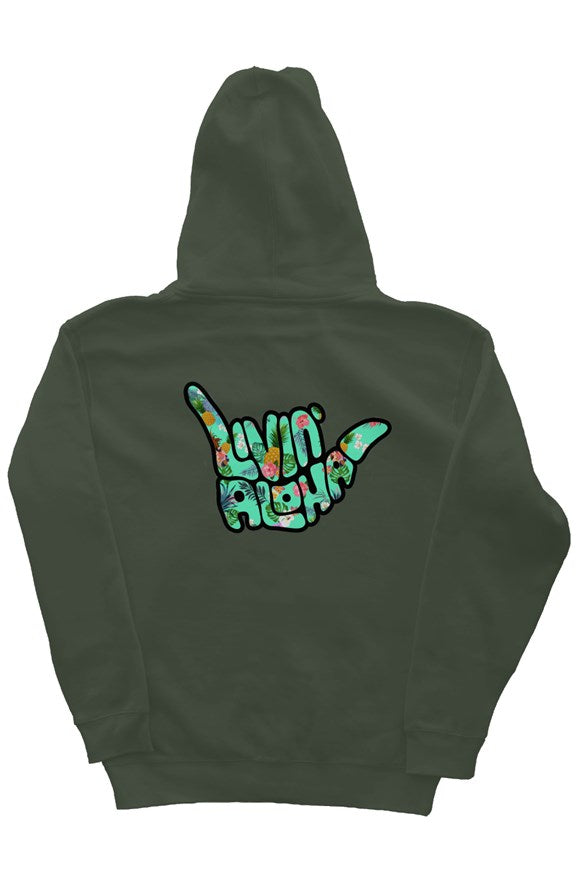 Independent Zip Heavyweight Army Hoodie