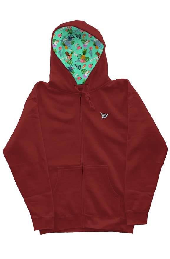 Independent Zip Heavyweight Cardinal Hoodie