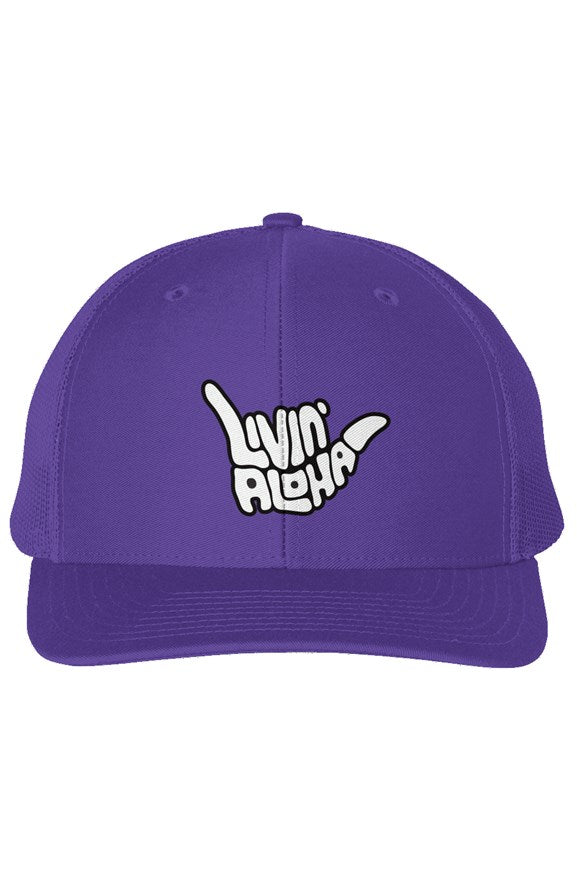 Purple Snapback Trucker Cap