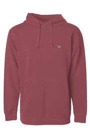 Independent Pigment Maroon Dyed Hoodie