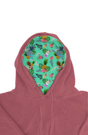Independent Pigment Maroon Dyed Hoodie