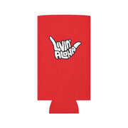 Livin' Aloha Soft Can Cooler (Red)