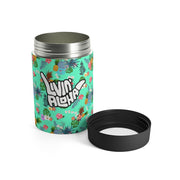 Livin' Aloha Can Holder (Mint Floral)