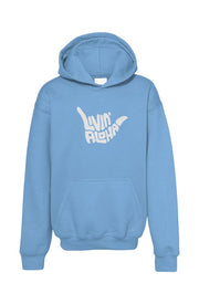 Livin' Aloha Youth Pullover Hoodie (Carolina Blue)