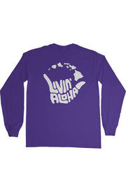 Livin' Aloha Ultra Long Sleeve (Puple)