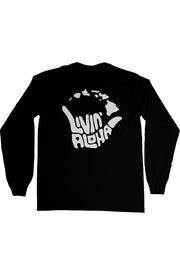 Livin' Aloha Ultra Long Sleeve (Black)