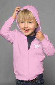 Livin' Aloha Kids Pink Zip Hoodie (Baby-Toddler)