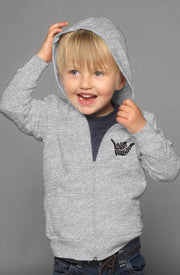 Livin' Aloha Kids Heather Grey Zip Hoodie (Baby-Toddler)