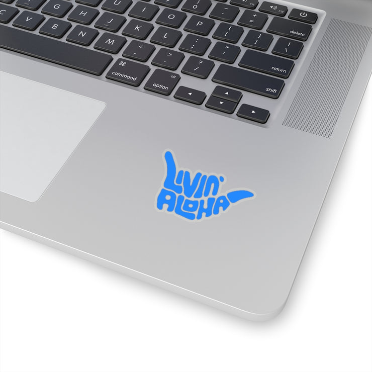 Dark Blue Kiss-Cut Sticker - Livin&