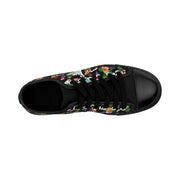 Livin' Aloha Women's Sneakers (Black Pineapple)