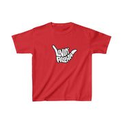 Livin' Aloha Everyday Red Shirt w/ Islands on Back (Kids) - Livin' Aloha