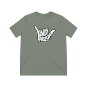 Livin' Aloha Classic Tri-Blend (Gray Nickel)