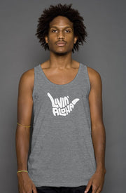 Livin' Aloha Tank Top (Grey)